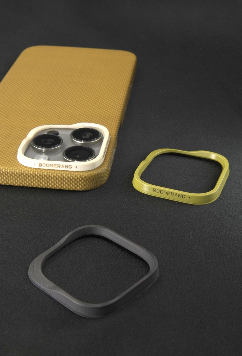 PI golden fiber phonecase，kevlar aramid fiber iphone16promax， for iPhone 16 Pro Max Case Compatible with MagSafe, Thin & Light Case iPhone 16 Pro Max with a Caseless Feel, PI Fiber Woven [Tactile Woven -Over The Horizon]