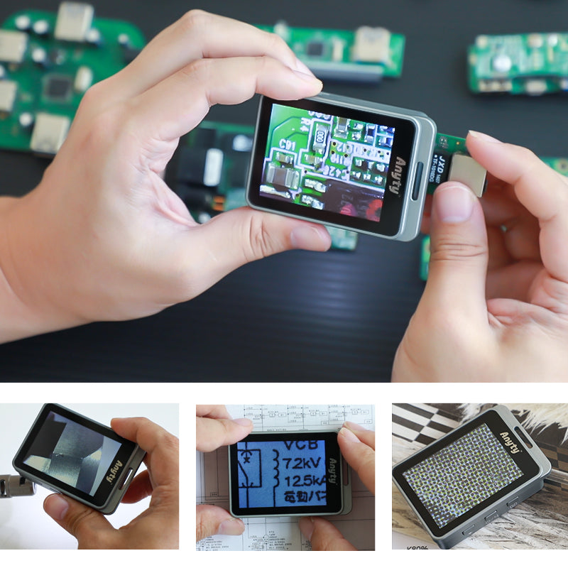 The Magic Loupe Cube that can take photos，19X Loupe Magnifier,Adjustable Focal Length Magnifier,Foldable Jewelry Magnifier Glass for Textile Optical,Embroidery,Circuit Board,Coins,etc.